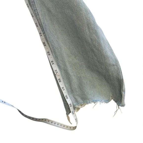 AGOLDE 90s Pinch Waist High Waist Straight Leg Jean size 25 inseam 30 inches - Picture 9 of 10